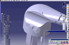 使用CATIA V5绘制电插头产品设计教程下载与教学演示指南